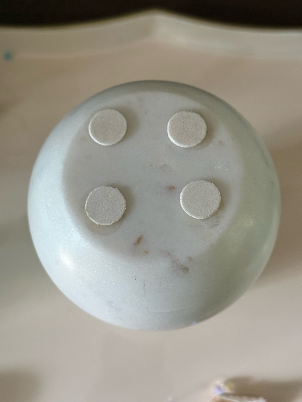 Mud Pie Marble Ribbed Vase - Picture 3 of 5